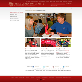 Websites: Santa Clara University